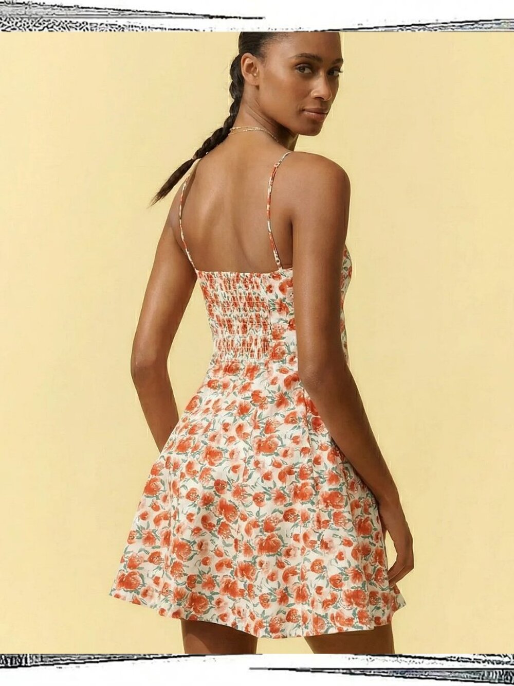 NWT: Red & White Floral Sweetheart Neckline w Lace Trim Dress (S) by Maeve - Picture 3 of 9